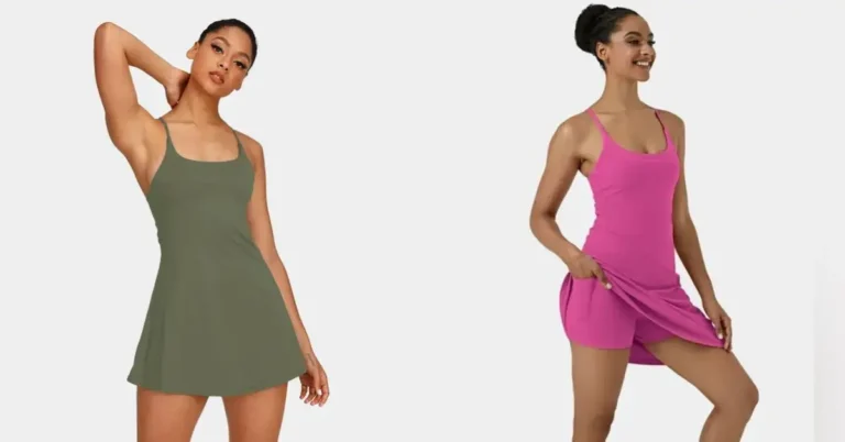 2 woman in workout dresses